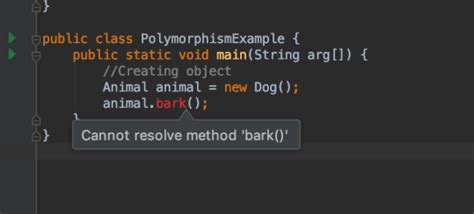 Toradh íomhá ar Downcasting Java