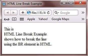 Toradh íomhá ar HTML Break Line in Table