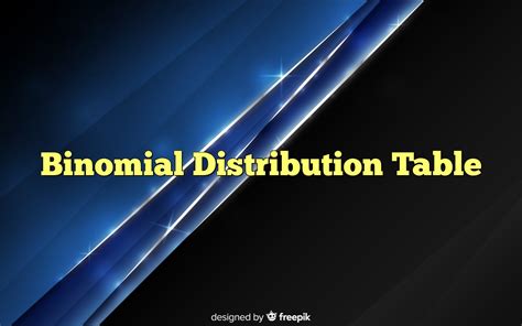 Image result for Binomial Distribution Table N12
