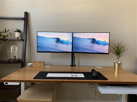 Image result for Dual Computer Desk Setup