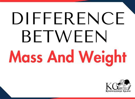 Image result for Compare Between Mass and Weight