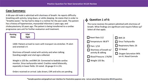Toradh íomhá ar Next-Gen NCLEX Case Study Examples