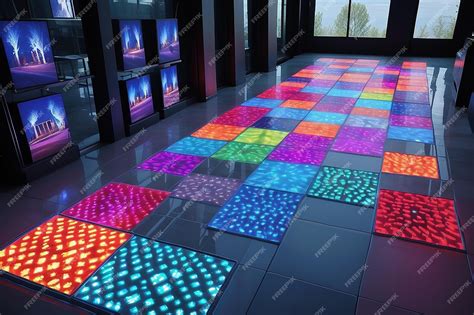 Interactive LED Floor Material Top View に対する画像結果