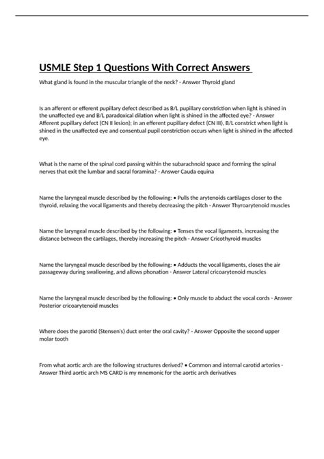 Image result for Step 1 Questions and Answers PDF