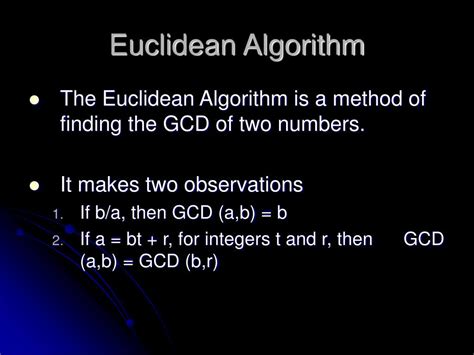 Image result for Euclidean Algorithm Discrete Mathematics