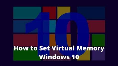How to Set Virtual Memory Windows 10 に対する画像結果