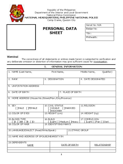 Image result for PNP People Search Template