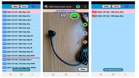 USB Camera App に対する画像結果