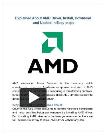 Image result for AMD Driver Install Steps