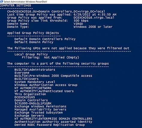 Toradh íomhá ar PowerShell Add User to Group