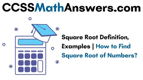 Square Root Definition, Examples | How to Find Square Root of Numbers ...