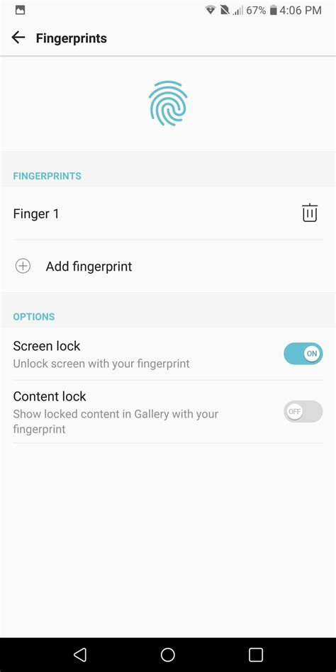 Image result for LG Wing Fingerprint Scanner