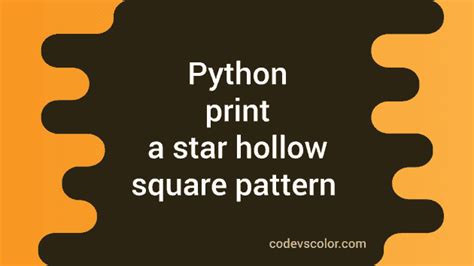 Image result for Star-Filled Rectangle in Python