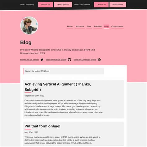 Image result for Completed CSS Blog to Use