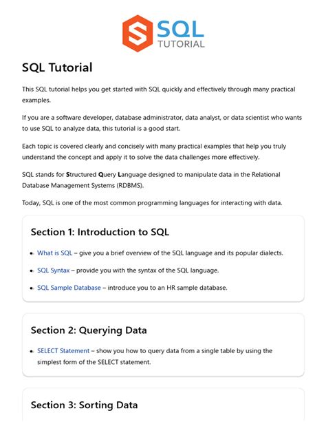 Image result for What Is SQL for Beginners Notes