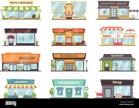 Image result for Shop Building Vector
