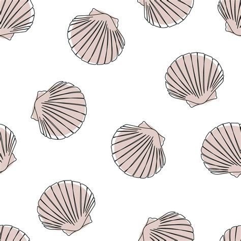 Image result for Sea Shell Pattern Drawing