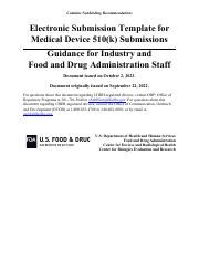 Image result for 510 K Template