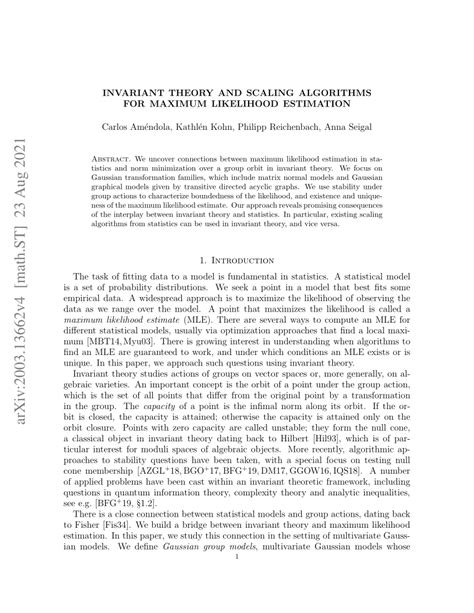 Afbeeldingsresultaten voor Maximum Likelihood Algorithms