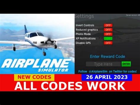 Toradh íomhá ar Roblox Airplane Simulator Codes