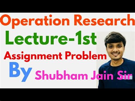Image result for Assignment Problem Meaning