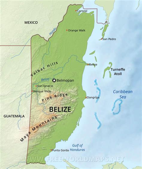 Image result for What Are the 4 Countries Found in Belize