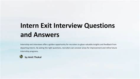 Internship Exit Interview Questions에 대한 이미지 결과