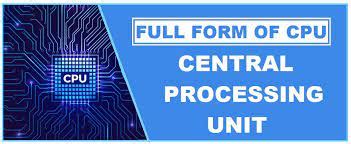 Image result for CPU Full Form in Computer