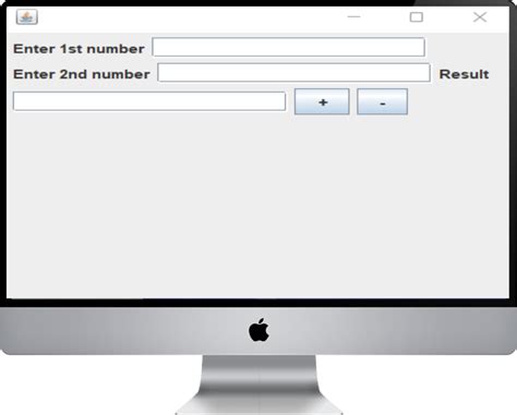Code to Demostrate Components of Java Swing に対する画像結果