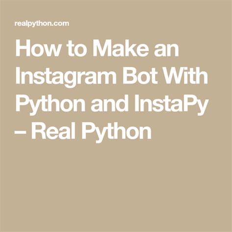 Image result for Instagram Bot with Python