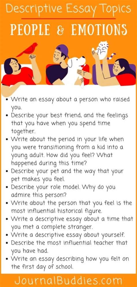 Image result for Descriptive Writing Topics