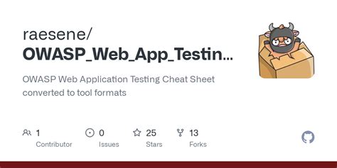 Web Application Testing Cheat Sheet に対する画像結果