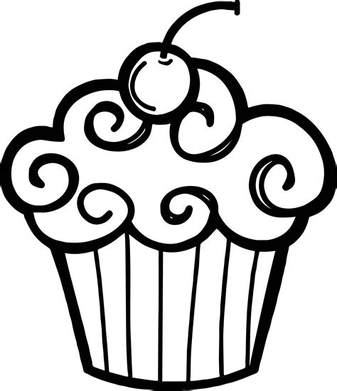 Image result for Simple Cupcake Drawing