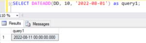 Image result for DateAdd Function SSMS