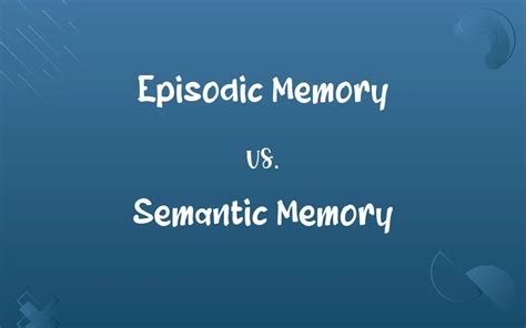 Image result for Working Memory vs Episodic Memory
