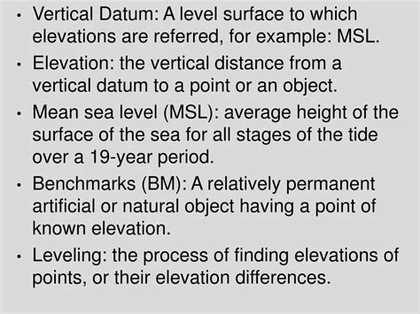 Toradh íomhá ar Differential Leveling Example