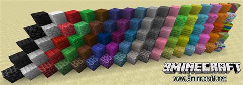 The Colored Blocks Mod - 1Minecraft