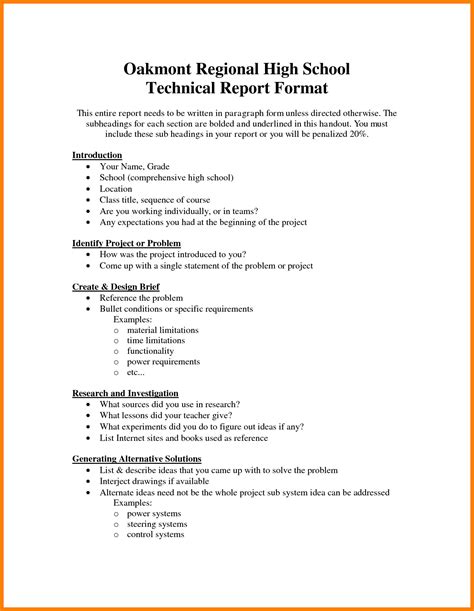 Technical Report Writing Format for Students に対する画像結果