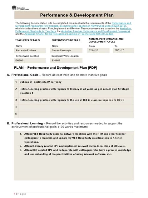 Image result for Performance Development Plan Examples for Managers
