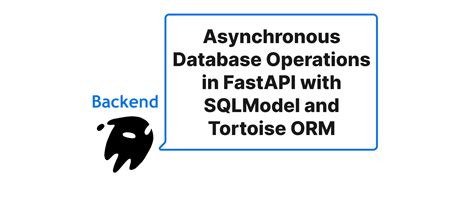 Image result for ORM Design Fastapi