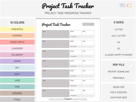 Project Task Tracking に対する画像結果