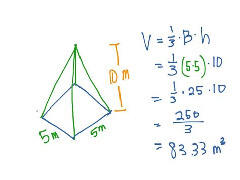 Afbeeldingsresultaten voor Volume of Pyramid Example