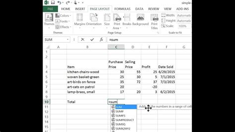 Afbeeldingsresultaten voor Spreadsheet with Totals