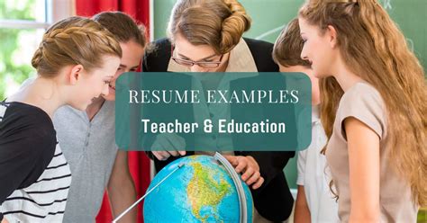Teacher Resume Examples - Teaching, Education
