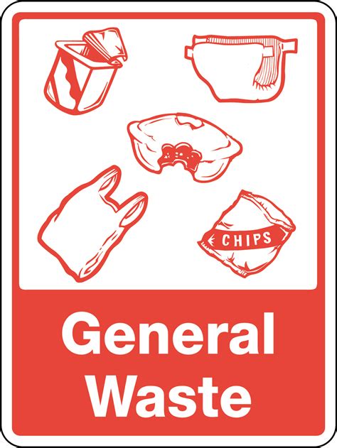 Toradh íomhá ar General Waste Poster