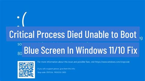 Image result for Blue Screen Error Critical Process Died