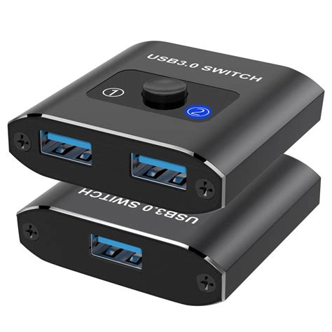 Amazon.com: USB Switch, USB 3.0 Switch Selector, Bi-Directional USB ...