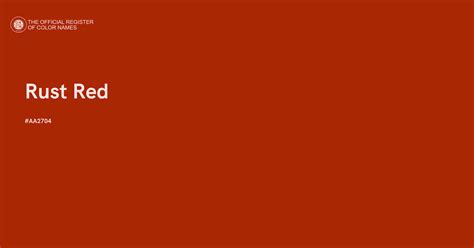 Image result for Rust Red Color