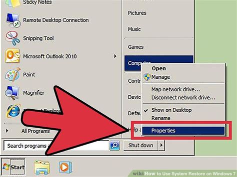 Image result for How to System Restore Windows 7
