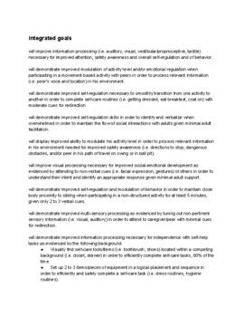 OT Goals Bank by Genevieve DeWitt | Teachers Pay Teachers